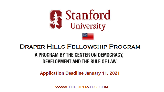 Draper Hills Summer Fellowship Program at Stanford University USA