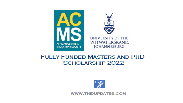 Full Masters And PhD Scholarships At ACMS In 2022
