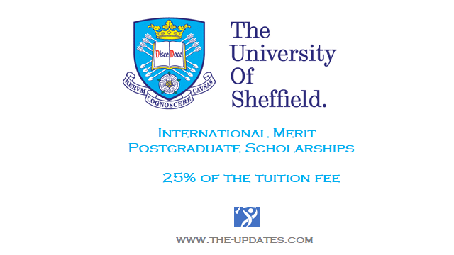 International Merit Postgraduate Scholarships at University of Sheffield 2021