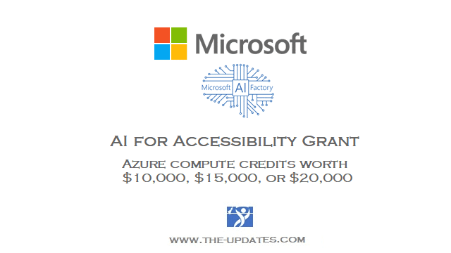 AI for Accessibility Grant by Microsoft Corporation