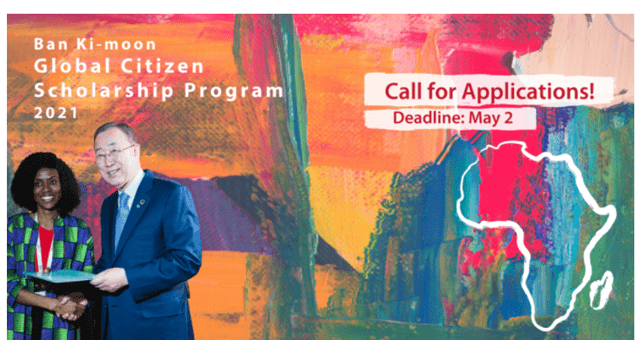 The Global Citizen Scholarship Program by Ban Ki-Moon Center