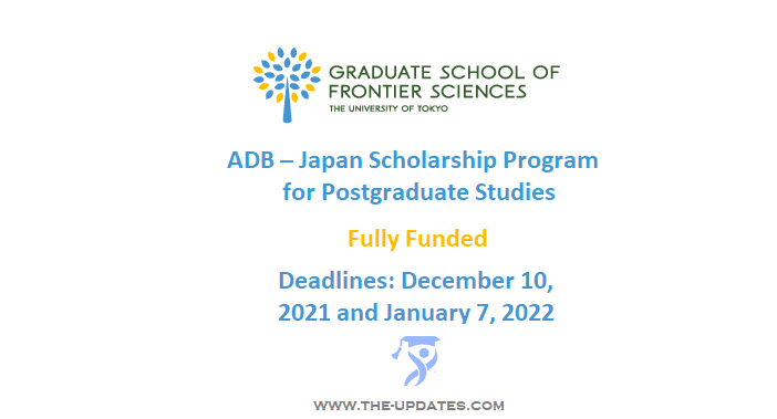 ADB – Japan Scholarship Program at University of Tokyo 2022-23