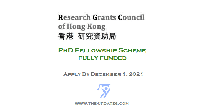Hong Kong PhD Fellowships for International Students 2022/2023