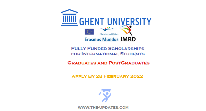 Scholarships Ghent University Belgium 2022-23