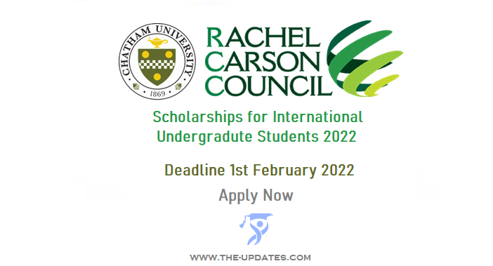 Rachel Carson Scholarships at Chatham University USA 2022-23