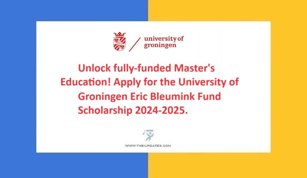 The University of Groningen Eric Bleumink Fund 2024, Netherlands