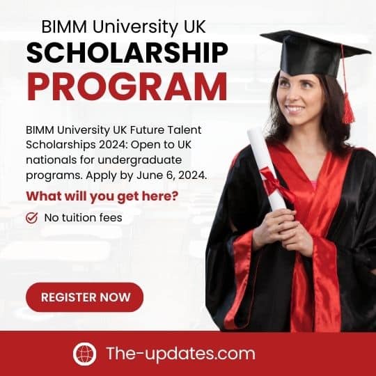 Future Talent Scholarships 2024, UK