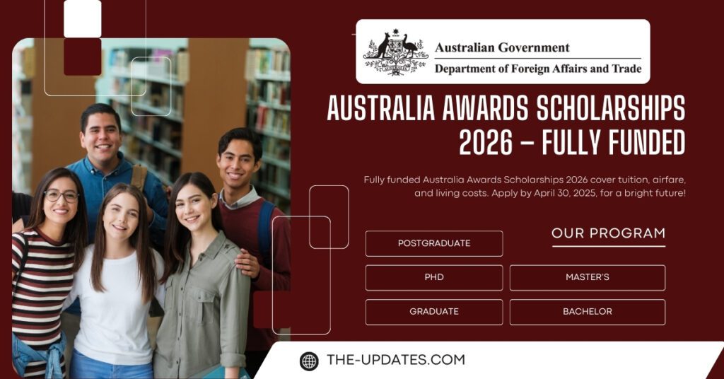 Australia Awards Scholarships 2026 – Fully Funded opportunity for international students to study in Australia.