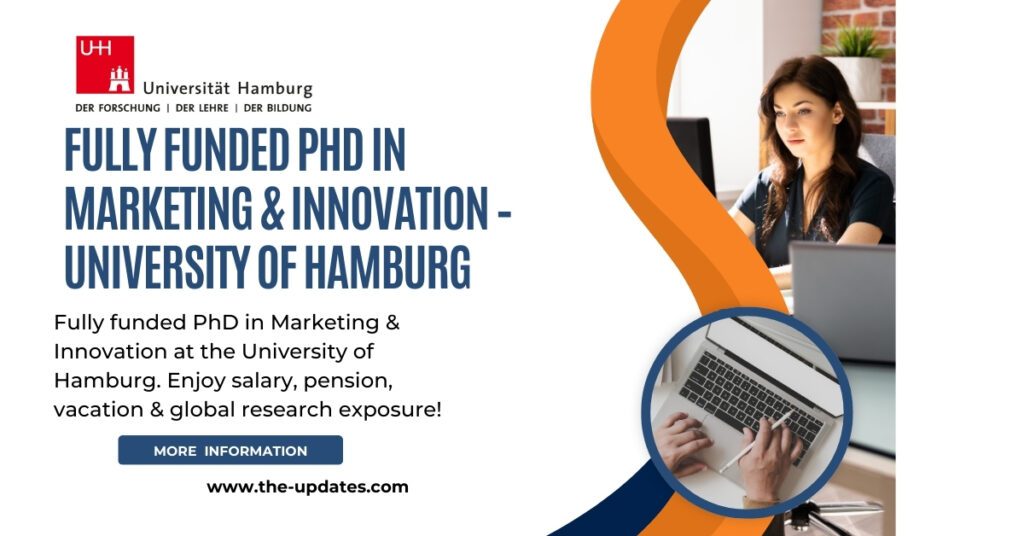 PhD Research Assistant Position at the University of Hamburg – Fully Funded Opportunity in Marketing & Innovation