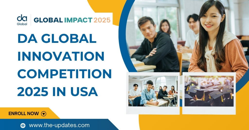 Students presenting innovative ideas at the Global Impact Conference hosted by DA Global