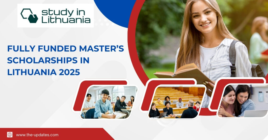 International students studying at a Lithuanian university with fully funded Master’s scholarships in 2025