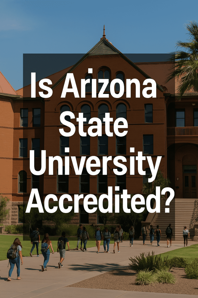 Is ASU accredited? Yes! Arizona State University is fully accredited by the HLC. Learn why accreditation matters for your degree.