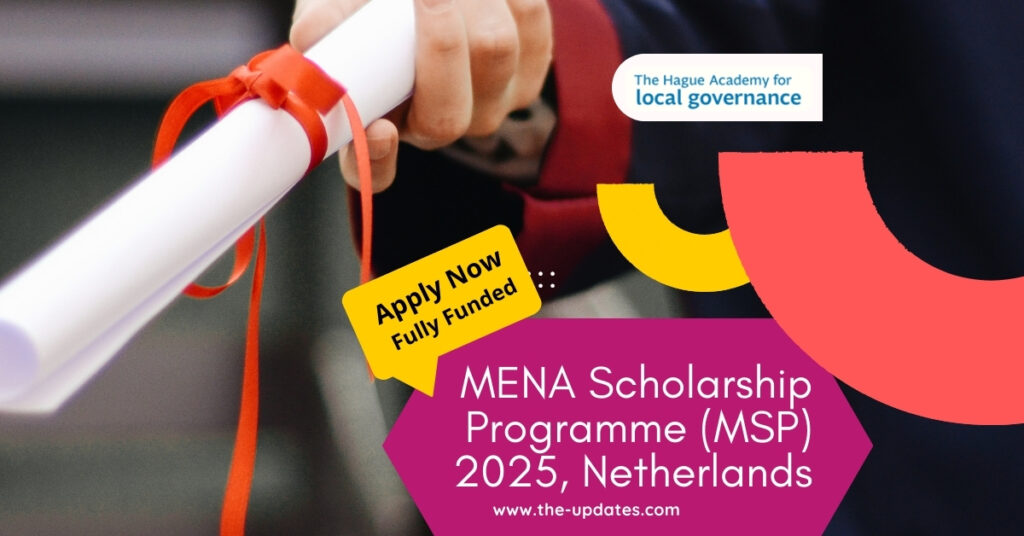 Young professional studying abroad through the fully funded MENA Scholarship Programme 2025 in the Netherlands.