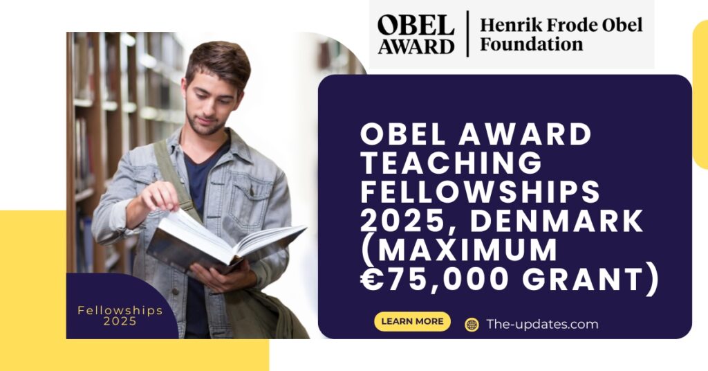 OBEL Award Teaching Fellowships 2025 – International educator teaching architecture students at a Danish university classroom