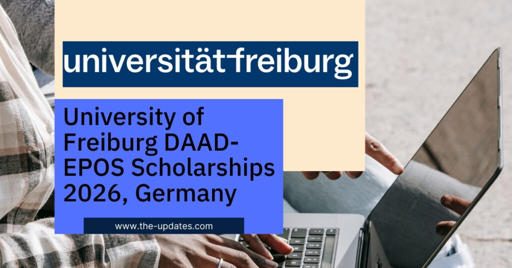 Fully funded DAAD-EPOS Scholarship for MSc Environmental Governance at University of Freiburg, Germany. Application deadline: October 15, 2025.