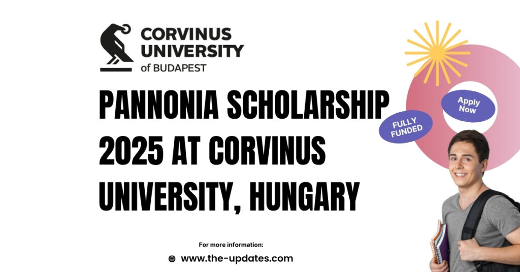 Corvinus University of Budapest campus building with students walking