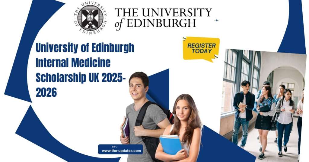 University of Edinburgh Internal Medicine Scholarship 2025 – Partial funding for international students in online MSc program