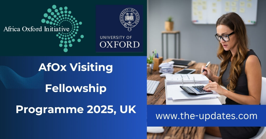 African researcher studying at Oxford University as part of the AfOx Visiting Fellowship on forced migration.