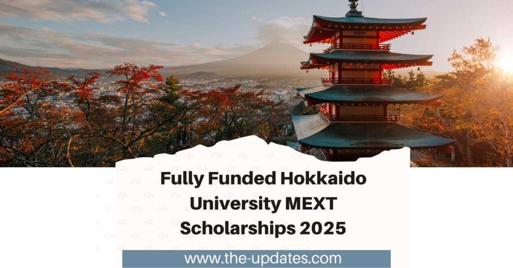 Hokkaido University campus in Sapporo, Japan, offering fully funded MEXT scholarships for international life sciences students.
