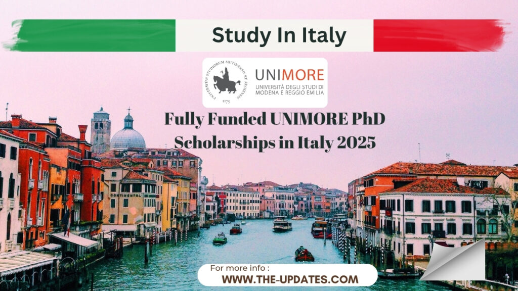 UNIMORE PhD scholarships in Italy – fully funded opportunities for international students with research and travel support