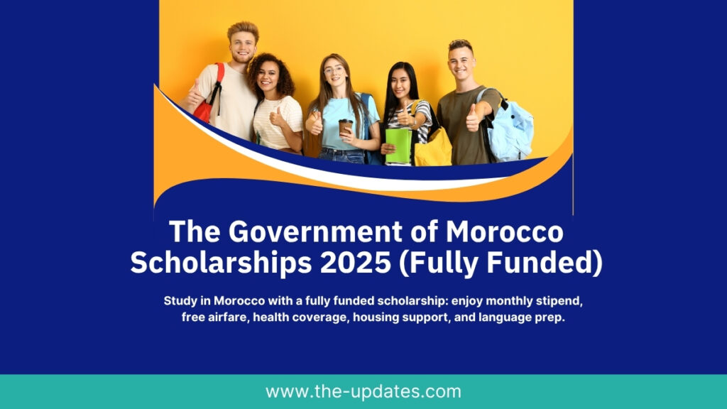Saint Lucian students can study in Morocco with fully funded scholarships covering stipend, airfare, insurance, housing, and language training.