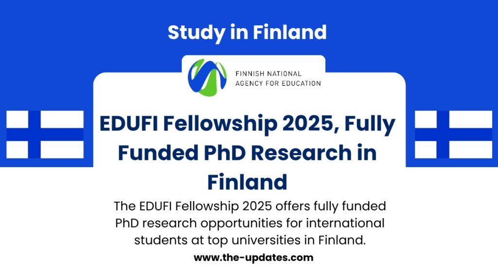 International student conducting PhD research in Finland under the fully funded EDUFI Fellowship program.
