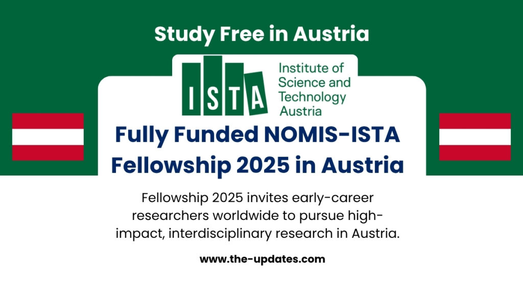 International researcher working in a modern laboratory at the Institute of Science and Technology Austria during the NOMIS-ISTA Fellowship.