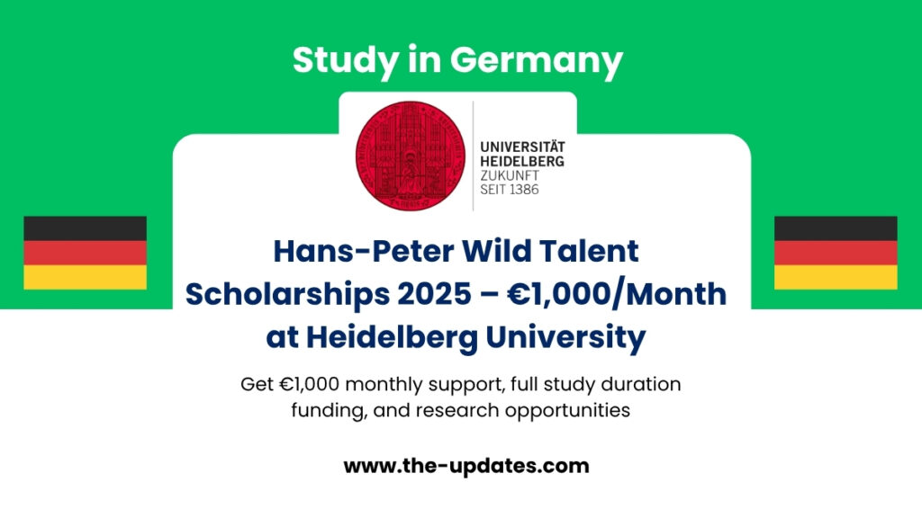 International student studying STEM at Heidelberg University with scholarship support, accessing modern labs and academic resources in Germany.