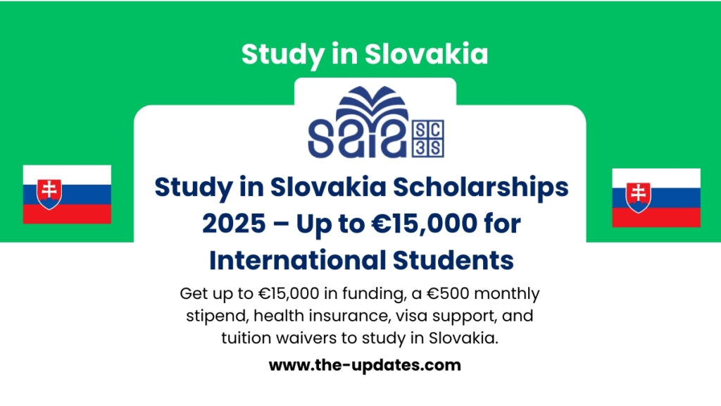 International students studying in Slovakia with scholarship benefits including monthly stipend, tuition waiver, and visa support.
