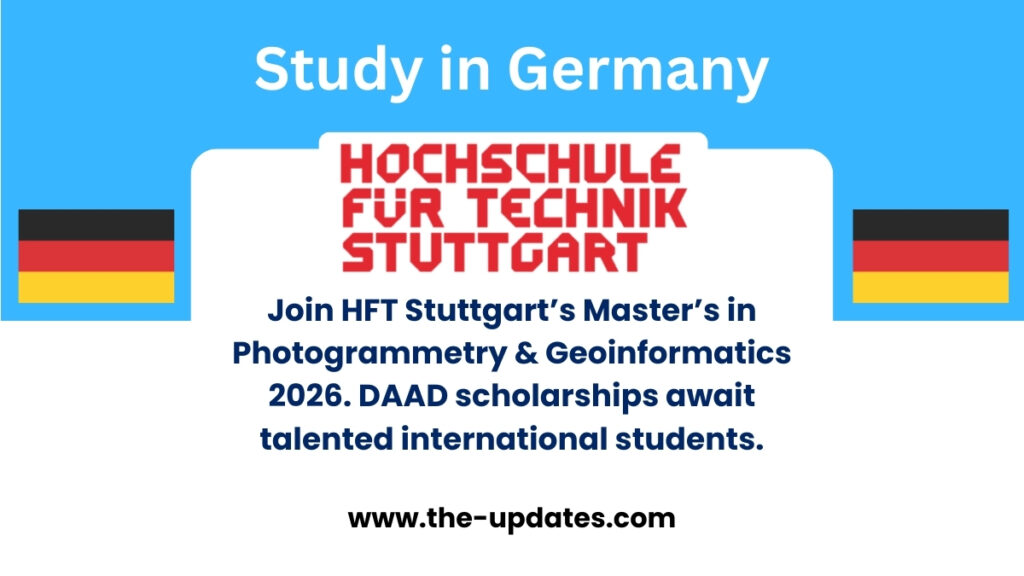 HFT Stuttgart campus – Master’s in Photogrammetry and Geoinformatics scholarships 2026