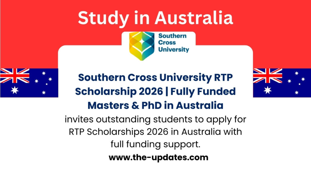 Southern Cross University campus in Australia – RTP Scholarship 2026 opportunity for international students