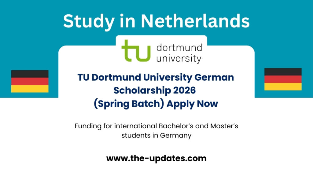 TU Dortmund University German Scholarship 2026 – funding for international Bachelor’s and Master’s students in Germany